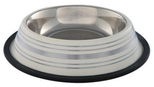 MISKA METAL NA GUMIE 0,9L/25cm CREAM