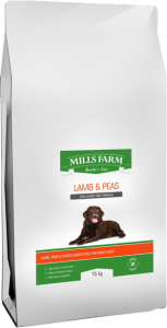 Mills Farm Breeder's Line Lamb & Peas karma bezzbożowa z jagnięciną dla dorosłych psów 15kg