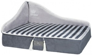 SOFA "MY PRINCE" 80x35x60cm  SZARA