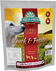 MILLS FARM Duck & Potato - karma z kaczką i ziemniakami dla psów dorosłych 2 kg