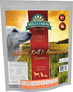 MILLS FARM Salmon, Krill & Amaranth  -  karma z łososiem, krylem i amarantusem dla dorosłych psów   2 kg