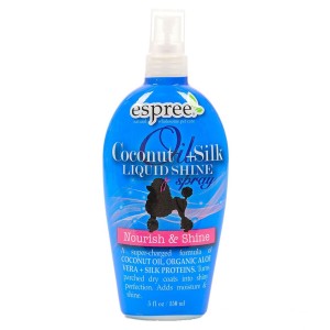 Odżywka dla psów i kotów -  Olejek Kokosowy i Jedwab - W Sprayu! - Espree Coconut Oli Liquid Shine - 150ml
