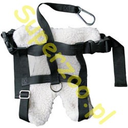 PASY BEZPIECZEŃSTWA S-M 40-55cm / 20mm - Czarne